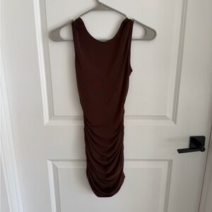 Edikted ruched bodycon dress